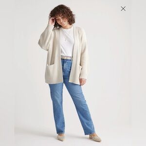 COPY - Quince 100% Organic Cotton Oversized Cardigan